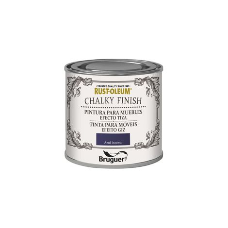 Rust-Oleum Bruguer Chalky Finish pintura para muebles Azul Intenso 125ml