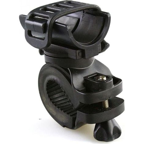 360-degree bicycle flashlight mount, LED flashlight clip, suitable for mountain bikes and regular bikes, firmly attached and convenient to use while riding. MUMU (1/4)
