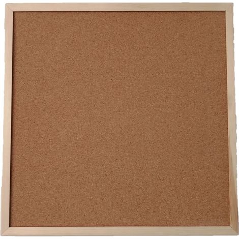 Korktafel 100x100 Holz GRATIS KLEBEBAND