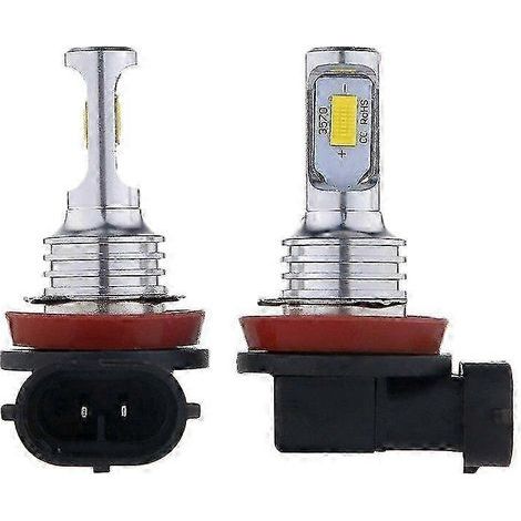 Kit de conversion d'ampoules LED jaunes H11 H8 H16 80W 4000LM 3000K pour feux antibrouillard (1/5)