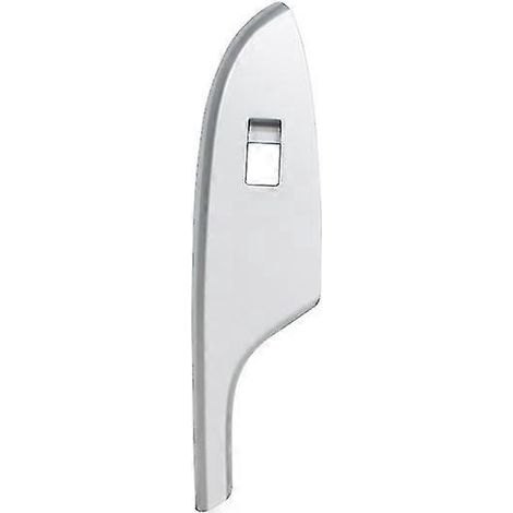 Pour Toyota Corolla (2007-2013) avec conduite à gauche : cache du panneau de commande de lève-vitre électrique (avant droit) argenté. (1/5)