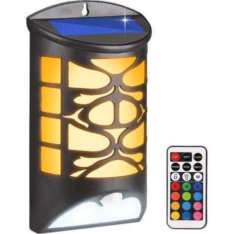 Ltc Moderne RGB Solarleuchten Kompakt und Wasserdicht