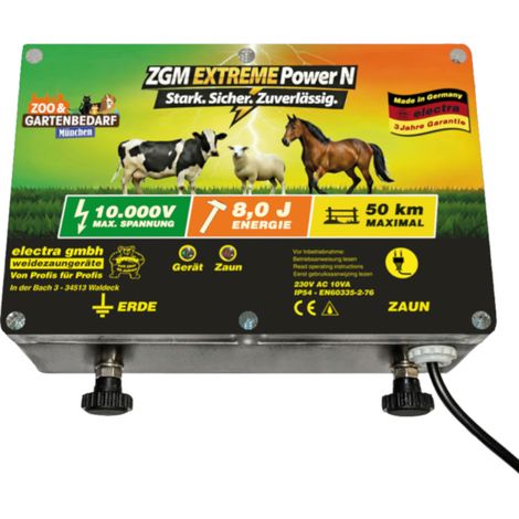 Electra Elektrozaungerät Extreme Power N, 230V AC - Maximale Leistung für höchste Ansprüche