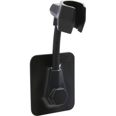 60° schwenkbarer Duschkopfhalter, verstellbar, selbstklebend, zur Wandmontage, Handbrausehalter aus Edelstahl, Ersatz für Badewanne.