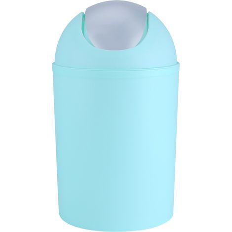 Ensemble de 6 accessoires de salle de bain : poubelle, porte-savon, gobelet, porte-brosse à dents et brosse WC (1/5)