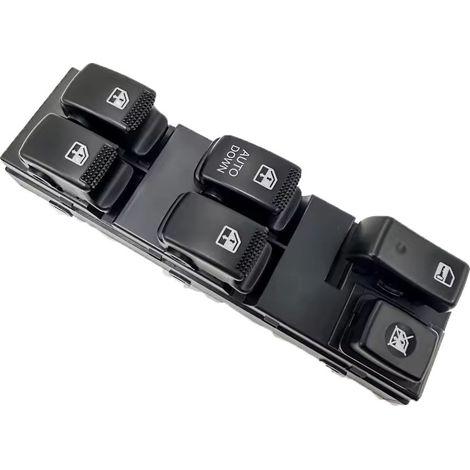 La référence 935701F370 s'applique au commutateur de commande de la vitre électrique avant gauche côté conducteur des véhicules Kia 2005-2009. (1/4)