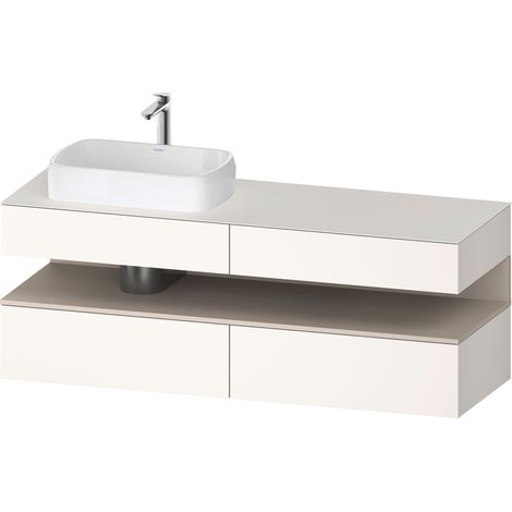 Duravit Collection One Meuble sous-vasque sur console, 2 tiroirs,