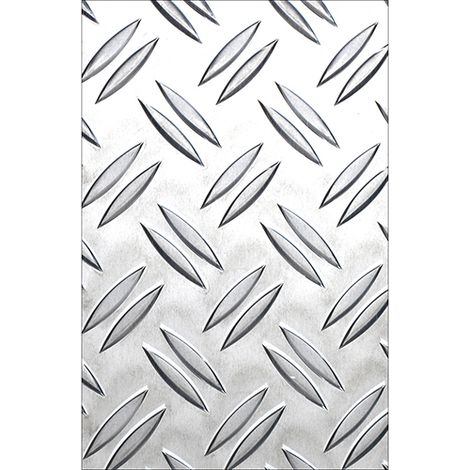 Sticker réfrigérateur et lave vaisselle, métal strié design déco, 75 cm X 49 cm (1/3)