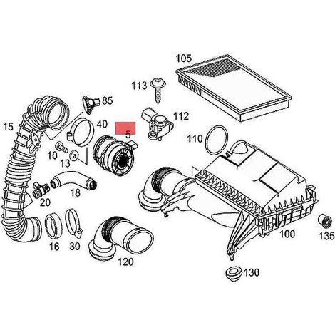 A0000943248 Compteur d'air pour Sprinter Capteur 0281002897 0281002896 2e0906461c 53013673aa-- (1/5)