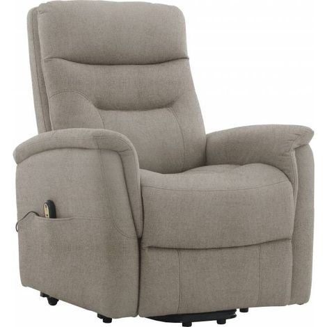 POLTRONA RECLINER SOFT DUE MOTORI TESSUTO BEIGE