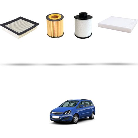 Kit tagliando 4 filtri compatibile con Opel Zafira B 1.9 Cdti 88kw dal 2005 (1/5)