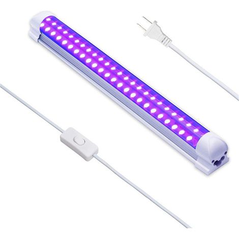 Lampe Uv - 395 Nm - 48 Led - 10 W - Pour Durcissement Et Sterilisation - 32 Cm - Double Rangee (1/5)