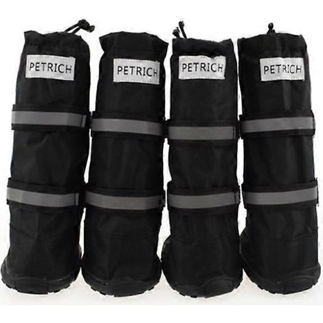 Voici une proposition de titre produit en français (caractères : 188) :
Bottes chien imperméables antidérapantes réglables pour chien moyen grand - Taille S, chaussures extérieur solides pattes (1/4)