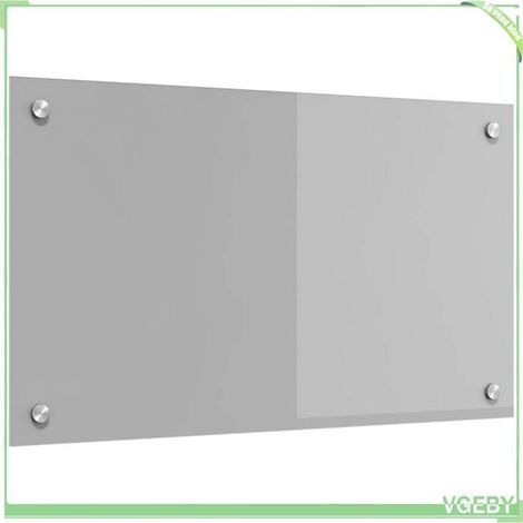 Dosseret de cuisine - FAF EISY - 42001226 - Verre trempé - Gris clair - 70 x 40 cm (1/5)