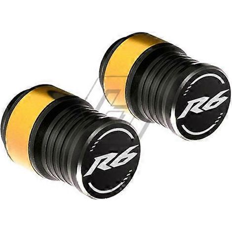 For Yamaha R6 YZFR6 R1 YZFR1 motorcycle tire valve cover trim cover( R6 Gold) (1/5)