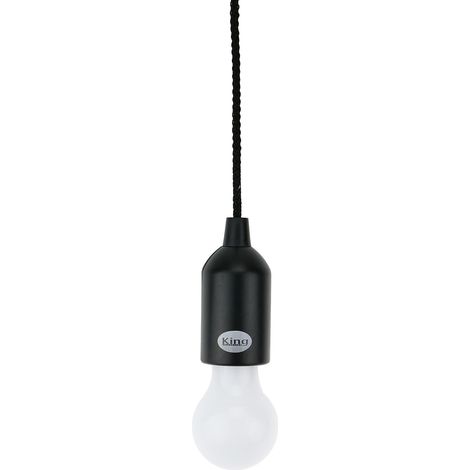 King Home LAMPADA LED K-LIGHT A BATTERIA PICCOLA NERA 5x130h cm (1/4)
