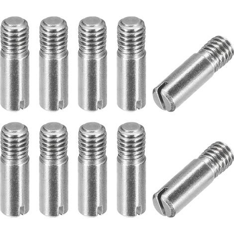 10 pièces M6 x 20 mm porte-cylindres en acier 304 inoxydable, support pour meubles et chaussures (1/5)
