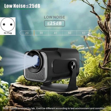 Projecteur HY320 Mini Native 720P Android 11, Wi-Fi 6, prise UE (1/5)