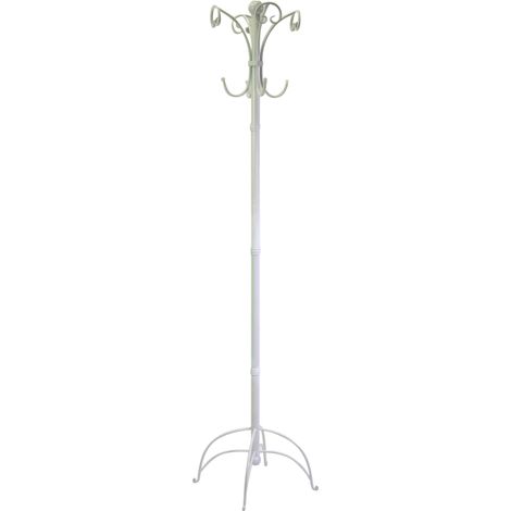Appendiabiti a Stelo Ø45xh180 cm in Metallo Bianco