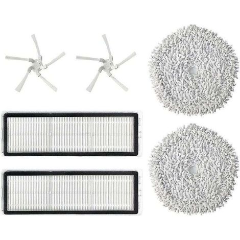 Enowelir Kit d'Accessoires pour Aspirateur Robot W10 et W10 Pro - Pièces de Rechange et Nettoyage Complet (1/4)