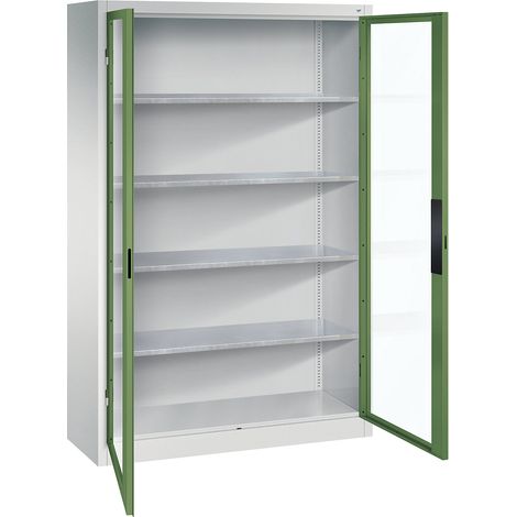 C+P, Armoire vitrée à portes battantes, h x l x p 1950 x 1200 x