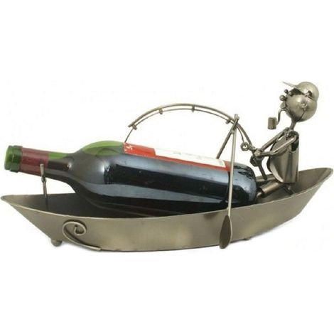 Support bouteille métallique Le Pêcheur