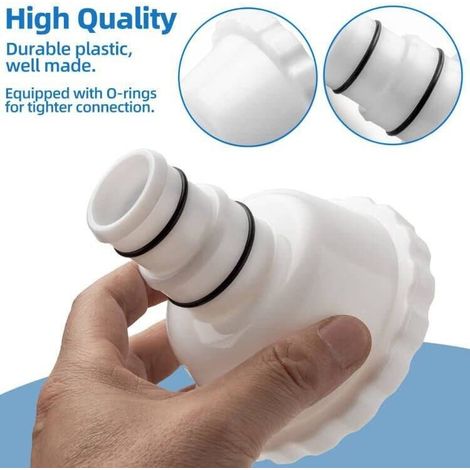 Adapter für RP/RX Waves Skimmer-Staubsauger, 1,5"-Anschluss, kompatibel mit schwimmenden Skimmern (1/5)