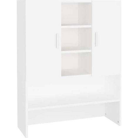 Maison Exclusive - Armario de lavadora blanco 70,5x25,5x90 cm (1/5)
