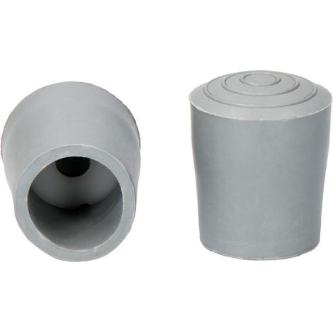 FPLUS contera goma andador an-25 gris , Contera Goma Andador B/25 Gris- SYSFIX - AN-25 - 25 MM