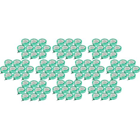 vhbw 100x NiMH Ersatz Knopfzellen-Akku Typ 1/V80H 2-Pins 80mAh 1,2V kompatibel mit Modellbau-Akkus, Solar-Leuchten uvm.