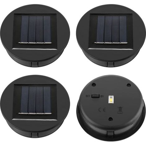 Set of 4 replacement solar lights - Solar panel - Lid lantern - Replacement solar lights (1/5)