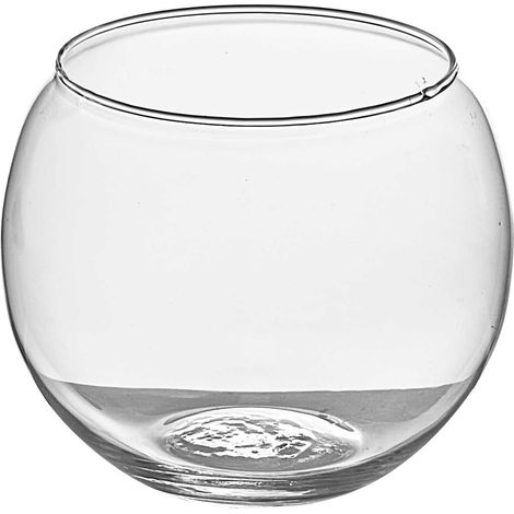 ARPIMEX Vaso Sfera Vetro H 12 Cm D 15 Cm