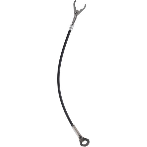 Corde de fixation en acier inoxydable avec clip et vis