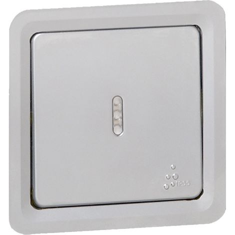 Poussoir inverseur témoin NO 6A 230V Soliroc IK10 IP55 (077844)