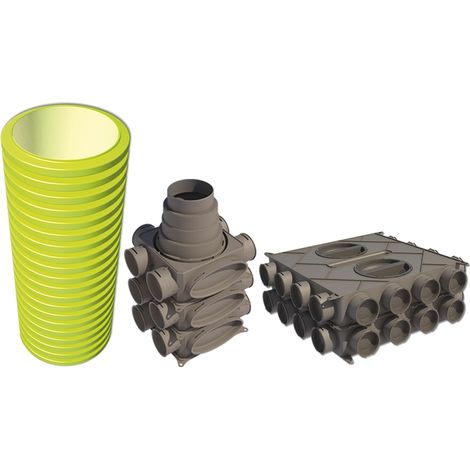 Buderus Logaplus Luftverteilpaket RR250 75er Rundrohrsystem bis 250m2 - 7739619935