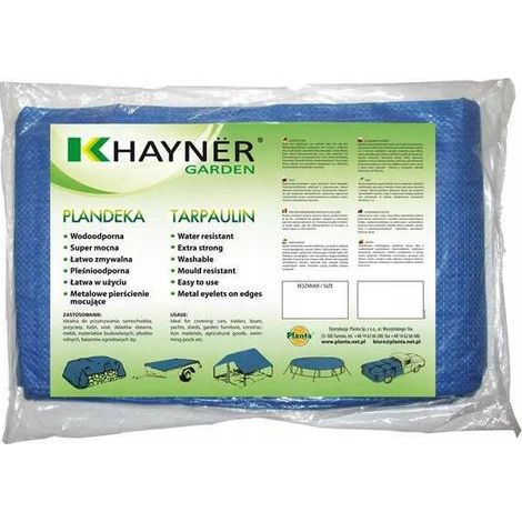 Bâche de protection imperméable ultra-résistante 6x8m