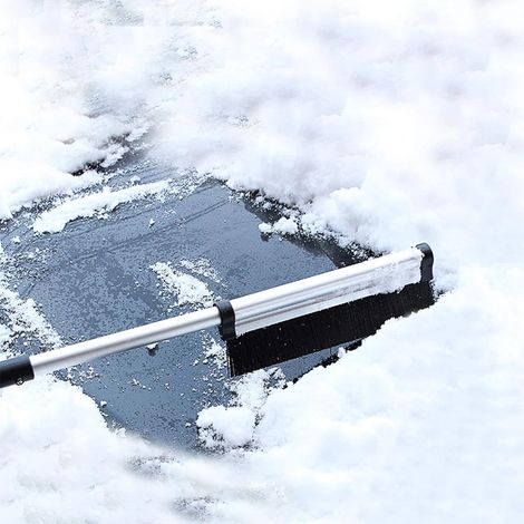 Essuie-neige et grattoirs à neige pour voiture, grattoirs à glace pour pare-brise, avec poignées en mousse, adaptés aux voitures, SUV et camions - grattoirs détachables - anti-rayures - poignées robus (1/5)
