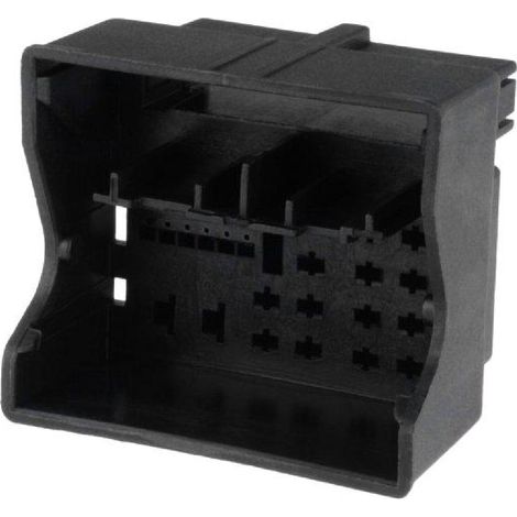 Fiche nue Fakra femelle 52PIN noire