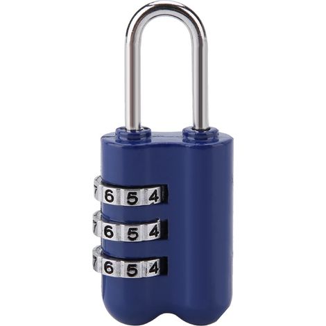 Cadenas à Code 3 Chiffres Anti-Vol Sécurisé pour Bagages Voyage (1/5)