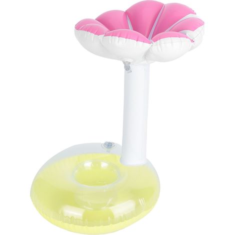 Lot de 10 sous-verres gonflables en forme de champignon, flottants et porte-gobelets pour le bain (1/5)