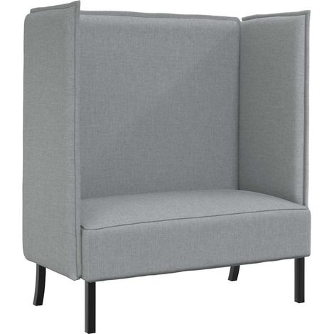 Canapé,Sofa pour Salon,Banquette à Haut Dossier Gris clair 109 x 56 x 121 cm tissu CFW296515 (1/5)
