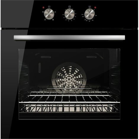 Innocenti ART287100 Fan Electric Oven Black - 13a Plug Fitted
