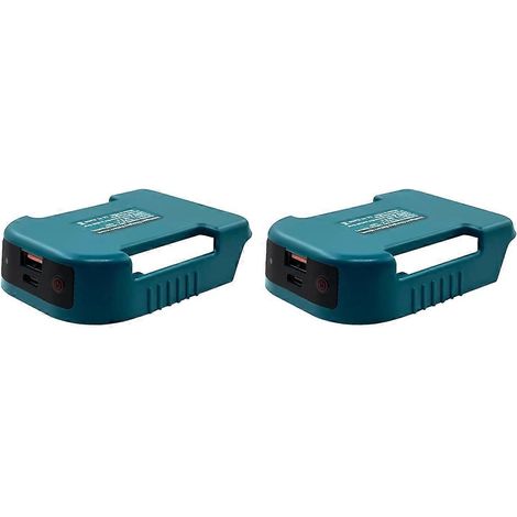 Lot de 2 adaptateurs de chargeur USB pour batterie Makita 18V (1/5)