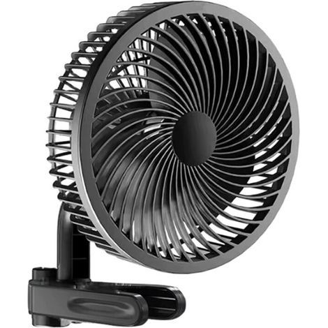 Ventilateur Pince Tente Culture 6 Pouces avec Moteur EC Longue Durée, 10 Vitesses Vent Dynamiques, IP54, pour Culture Hydroponique, Refroidissement (1/2)
