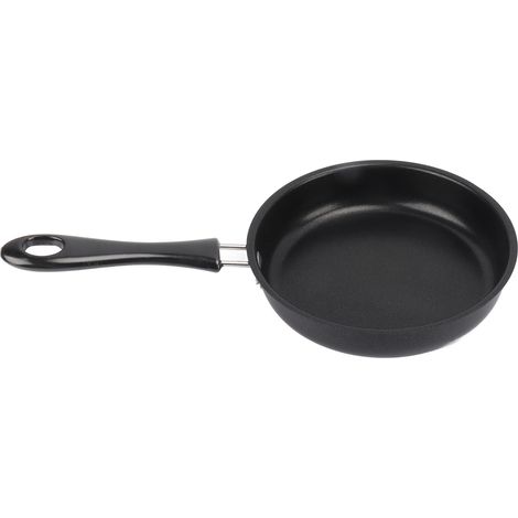 Poêle à frire professionnelle antiadhésive, résistante aux taches et à la fumée légère, en acier inoxydable, idéale pour la maison et les restaurants (14 cm / 5,5 pouces). (1/5)