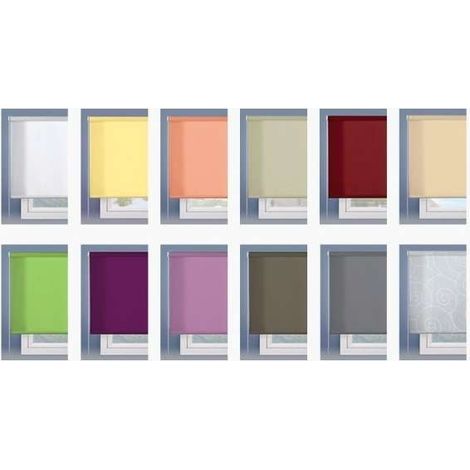 STOR PLANET - ROLL-UP - TENDA A RULLO FILTRANTE TRASLUCIDA COLORE BIANCO - 60X180CM (1/4)