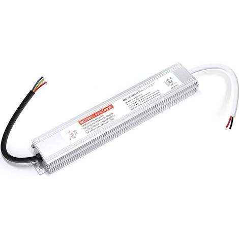Transformateur 220V 12V LED Driver 100W Etanche IP67 Exterieur Transfo 8,3A Adaptateur Alimentation,220V AC a 12V DC Convertisseur,d'alimentation Basse Tension Transfo LED de Tension Constante (1/5)