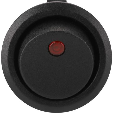 Interrupteur rond, accessoires de véhicule légers stables portables multifonctionnels résistants à la chaleur pour l'automobile (1/5)