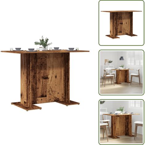 Esstisch Altholz-Optik 110x60x75 cm Holzwerkstoff - Esstisch - Esstische - Esszimmertisch - Küchentisch (1/5)
