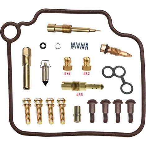 Kit de réparation de carburateur pour LEADER 125 4T 125 cm³ Walbro WVF  Kit de base  Compatible avec LEADER 125 4T  carburateur Walbro WVF  monocylindre 125 cm³  joints en nitrile résistant à l'essenc (1/5)
